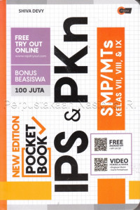 New edition pocket book IPS & PKn SMP/MTs kelas VII, VIII, & IX