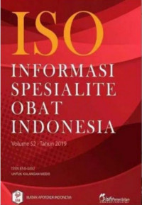 Image of ISO (Informasi Spesalite Obat Indonesia) Volume 52 - Tahun 2019