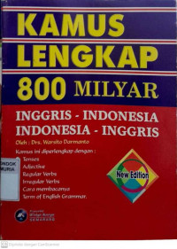 Kamus Lengkap 800 Milyar Inggris-Indonesia Indonesia Inggris