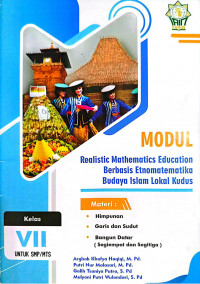 Modul Realistic Mathematics Education Berbasis Etnomatematika Budaya Islam Lokal Kudus