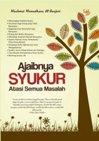 Ajaibnya syukur atasi semua masalah